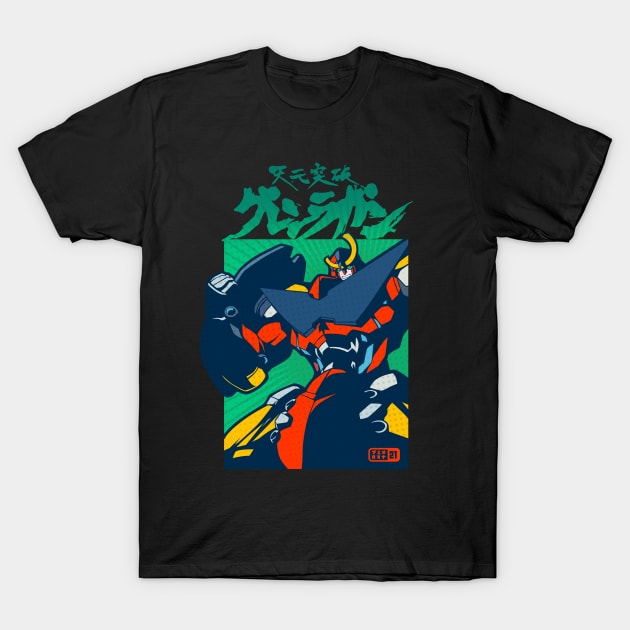 202 POP Gurren T-Shirt by Yexart